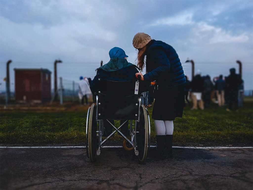 Resident in wheelchair 