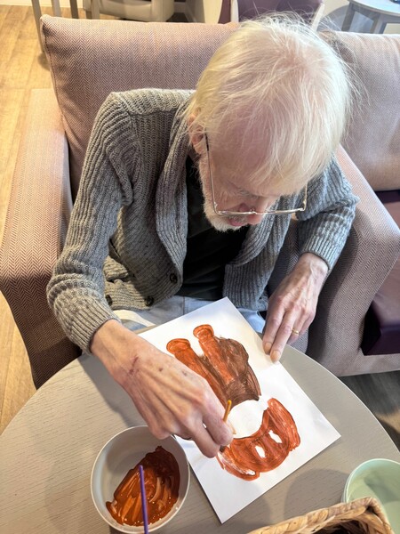 Resident painting 