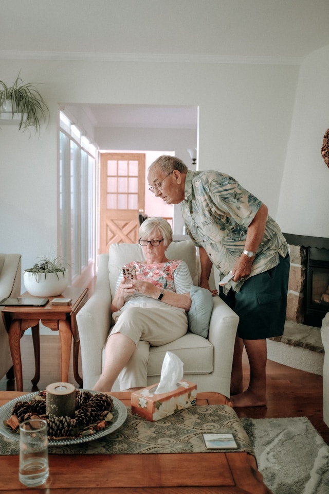 Elderly couple